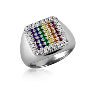 Anello arcobaleno A398 “Planet Pride”